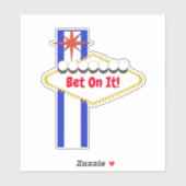 Benutzerdefiniertes Las Vegas Style-Zeichen Aufkleber (Blatt)