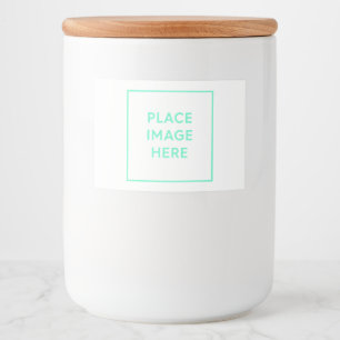 Benutzerdefiniertes Lebensmittel-Containerlabel (3 Lebensmitteletikett