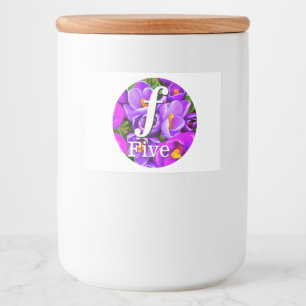 Benutzerdefiniertes Lebensmittelbehälter Lebensmitteletikett