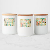 Benutzerdefiniertes Lebensmittelbehälter Lebensmitteletikett (Flaschen)