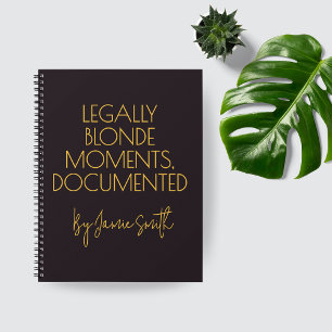 Benutzerdefiniertes Legally Blonde Journal Geschen Notizblock