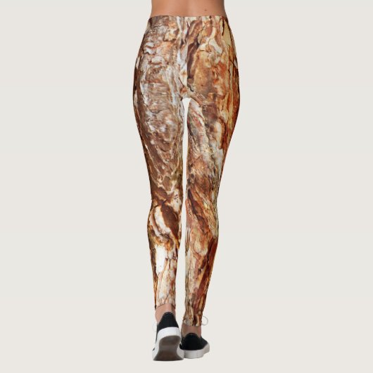 Benutzerdefiniertes Leggings-Baumstrukturdesign Leggings (Rückseite)