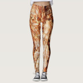 Benutzerdefiniertes Leggings-Baumstrukturdesign Leggings (Vorderseite)