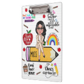 Benutzerdefiniertes Lehrer-Clip-Board – Geschenk z Klemmbrett (Links)