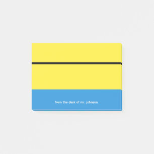 Benutzerdefiniertes Lehrer Notizblock-Geschenk Kla Post-it Klebezettel