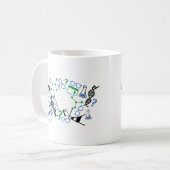 Benutzerdefiniertes Lehrerdisign Kaffeetasse (Vorderseite Links)