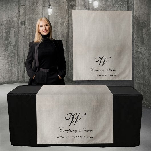 Benutzerdefiniertes Leinentisch-Läufer-Banner-Scri Wandteppich