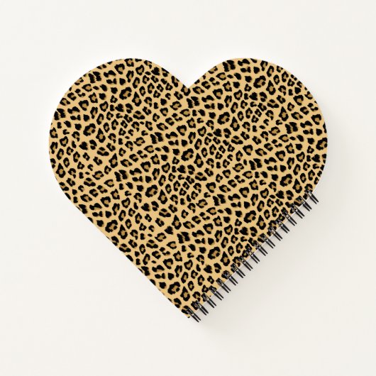 Benutzerdefiniertes Leopard-Druckmuster Notizblock (Rückseite)