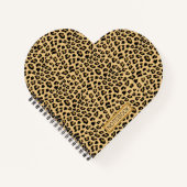 Benutzerdefiniertes Leopard-Druckmuster Notizblock (Vorderseite)