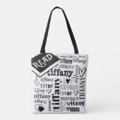 Benutzerdefiniertes Lesezeichen für Buchtext Tasche (Rückseite)