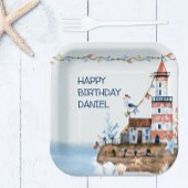 Benutzerdefiniertes Leuchtturm Pappteller