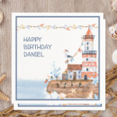 Benutzerdefiniertes Leuchtturm Serviette