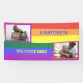 Benutzerdefiniertes LGBT-Foto Banner (Horizontal)