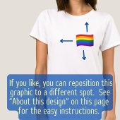 Benutzerdefiniertes LGBT-Gay Pride-Regenbogenfeld T-Shirt