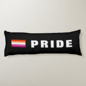 Benutzerdefiniertes LGBTQ-Rainbow Lesbian-Strichfe Seitenschläferkissen (Rückseite)