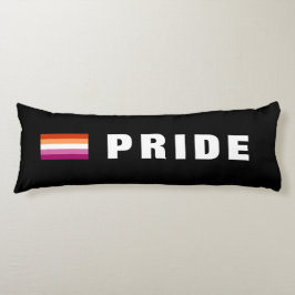 Benutzerdefiniertes LGBTQ-Rainbow Lesbian-Strichfe Seitenschläferkissen