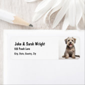 Benutzerdefiniertes Lhasa Apso Dog-Adressetikett (Insitu)