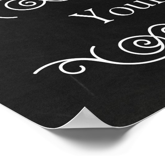 Benutzerdefiniertes Licht für Nachtzeichen - Eigen Poster (Ecke)