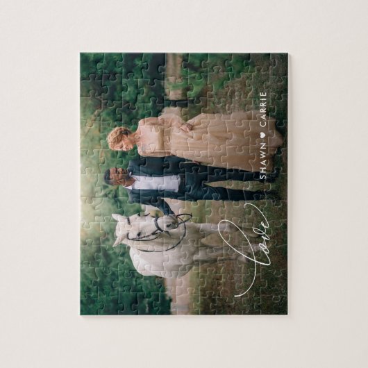 Benutzerdefiniertes Liebe-Puzzle mit benutzerdefin Puzzle (Vertikal)