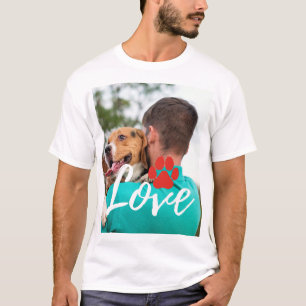 Benutzerdefiniertes LIEBE PW Druckkopf Lover Pet F T-Shirt