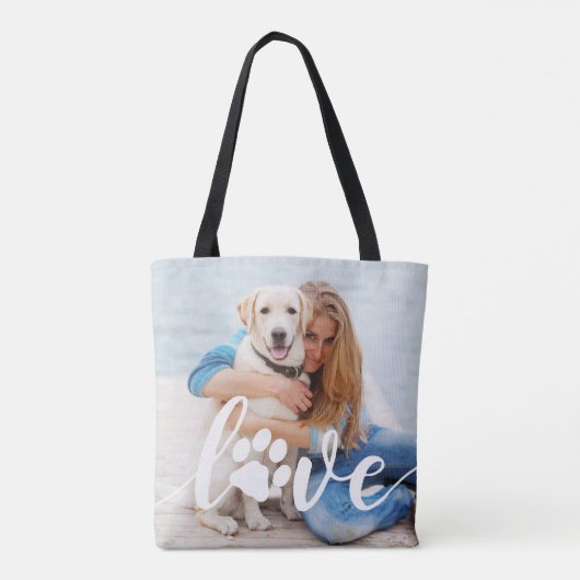 Benutzerdefiniertes LIEBE PW Druckkopf Lover Pet F Tasche (Rückseite)