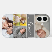 Benutzerdefiniertes Liebe-Skript für einfache Foto Case-Mate iPhone Hülle (Rückseite (Horizontal))