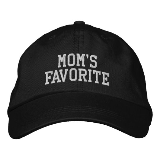 Benutzerdefiniertes Lieblingsgeschenk der Mutter z Bestickte Baseballkappe (Vorderseite)