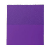 Benutzerdefiniertes Lila Glitzer-Top-Editor Notizblock (Vorderseite)