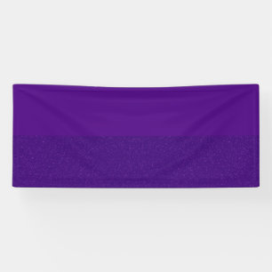 Benutzerdefiniertes lila glitzerndes unteres Banne Banner