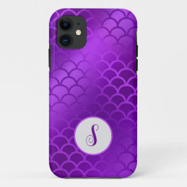 Benutzerdefiniertes lila Mermaid-Schema Case-Mate iPhone Hülle