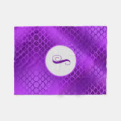 Benutzerdefiniertes lila Mermaid-Schema Fleecedecke (Vorderseite (Horizontal))