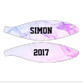 Benutzerdefiniertes Lila Ombre-Marble Mini Basketball (Panele)