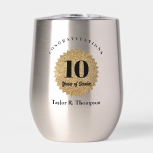 Benutzerdefiniertes Logo 10 Jahre Dienstjubiläum G