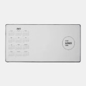 Benutzerdefiniertes Logo 2025 Kalender Schreibtischunterlage (Vorderseite)