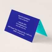 Benutzerdefiniertes Logo (AC-Heizung, HV-Cool) Ber Visitenkarten (Rückseite)