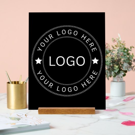 Benutzerdefiniertes Logo Acrylschild (Hochzeit)