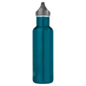 Benutzerdefiniertes Logo Aquamarin blau 24 Unze ge Edelstahlflasche (Rechts)
