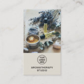 Benutzerdefiniertes Logo Aromatherapie Wellness-Ce Visitenkarte (Vorderseite)