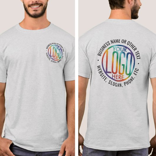 Benutzerdefiniertes Logo auf der Vorderseite für d T-Shirt