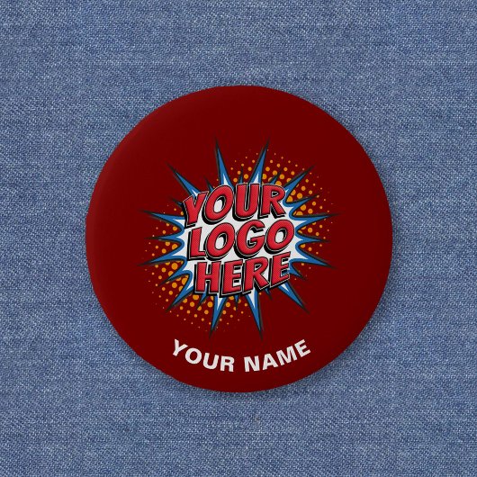 Benutzerdefiniertes Logo, benutzerdefinierter Text Button