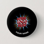 Benutzerdefiniertes Logo, benutzerdefinierter Text Button (Vorderseite)