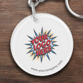 Benutzerdefiniertes Logo, benutzerdefinierter Text Schlüsselanhänger