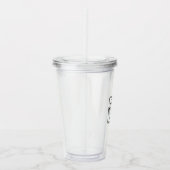 Benutzerdefiniertes Logo | Berufliches Corporate D Acryltrinkbecher (Rechts)