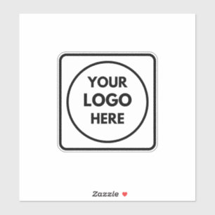 Benutzerdefiniertes Logo Berufliches Corporate N Aufkleber