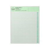 Benutzerdefiniertes Logo, Big Green Engineering Gr Notizblock (Rotiert)