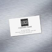 Benutzerdefiniertes Logo | Branding in Unternehmen Magnetische Visitenkarte (Beispiel)