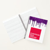 Benutzerdefiniertes Logo Business Glitzer Tropfen Notizblock (Innenseite)