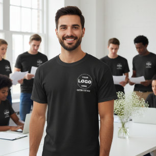 Benutzerdefiniertes Logo Business T-Shirt Einfac