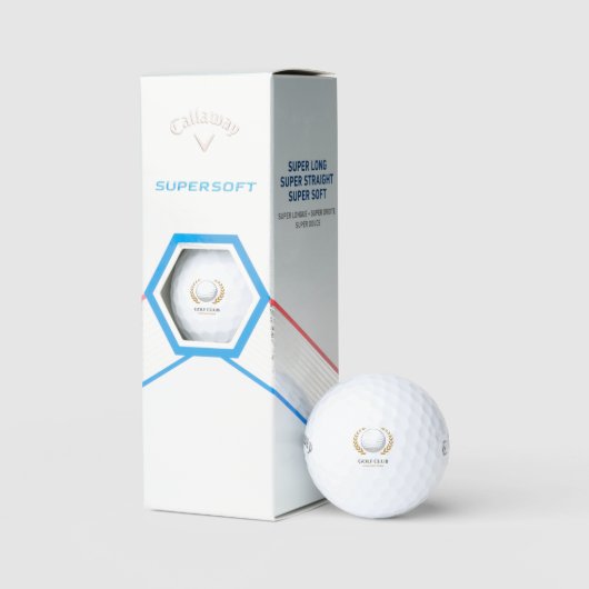 Benutzerdefiniertes Logo Callaway Supersoft Person Golfball (Verpackung)