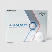 Benutzerdefiniertes Logo Callaway Supersoft Premiu Golfball (Verpackung)